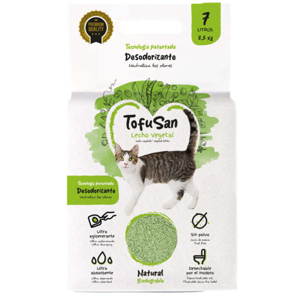 TofuSan Lecho Vegetal Desodorizante Aglomerante 7L