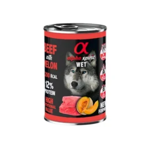 Alpha Spirit Lata Paté de Ternera con Melón para Perros 400gr