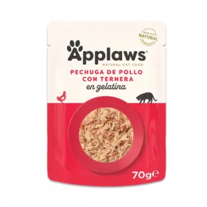 Applaws Sobre Para Gatos Pechuga de Pollo con Ternera en Gelatina 70gr
