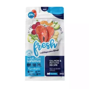 Fresh Mediterranean Blend  Adult Mini Sensitive Salmón y Patata 3kg